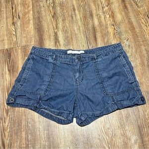 Old Navy Denim Shorts Mid Rise Shortie Shorts, Size 12 3” Inseam